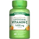 Naturens Sanning Liposomal Vitamin C | 1650mg | 60 Softgels | Non-GMO & Gluten fri tillägg