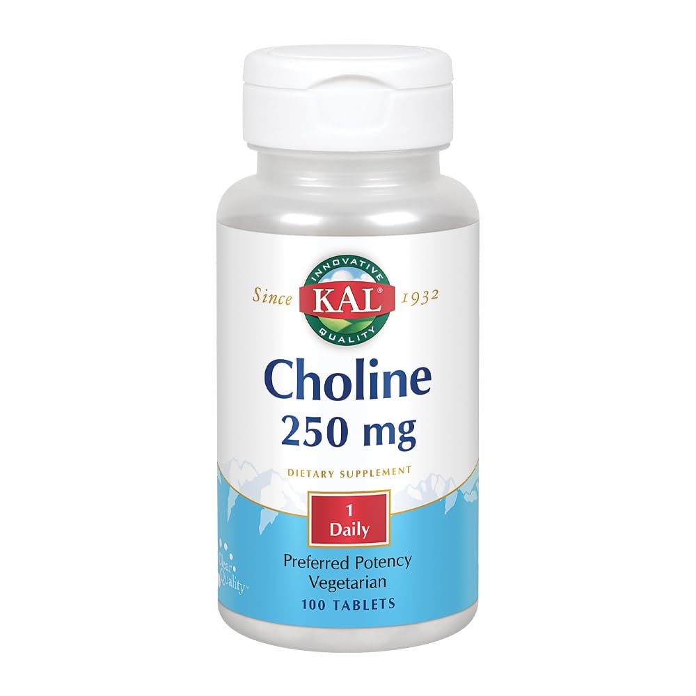 KAL Choline tabletter, 250 mg, 100 greve