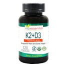 ELP ESSENTIAL Vitamin K2 med D3 Supplement Bone och Heart Health,Capsules K2 + D3 Vitaminer 120 kapslar