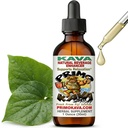Kava Drops | Vattenlöslig Kava Extract | Koncentrerad Tincture Beverage Enhancer | Authentic Kava Kava från Fiji, 40mg Kavalactones | 1oz