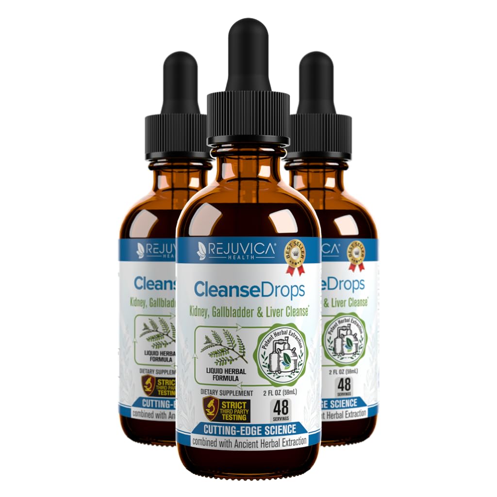 Renare droppar - Avancerad njure & Gallbladder Rengöringssuplement - Liquid leverans för bättre absorption - Chanca Piedra som används i Amazonas regnskog