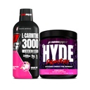PROSUPPS L-Carnitine 3000 Stimulant Free Liquid Shots (31 portioner, Dragon Fruit) och Herr Hyde Signature Series Pre-Workout Energy Powdered Drink (30 portioner, Pixie Dust) Bundle