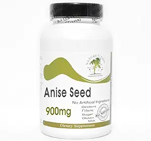 Anise Seed 900mg - 180 kapslar - Inga tillsatser - Naturtitionstillägg