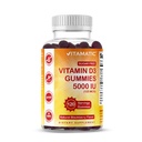 Vitamatic Sugar Free Vitamin D3 5000 IE - 120 Gummies - Stor smak - Hälsosamma ben, humör och immunsystemfunktion - Icke-GMO - 120 portioner (5000 IE)