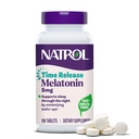 Natrol Melatonin 5 mg tidsfrisättning, kosttillskott för att minimera vaknar, nattsömnhjälp, 100 tabletter, upp till en 100-dagars leverans