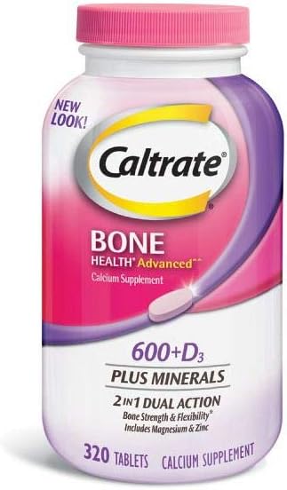 Caltrate 600mg + D3 med mineraler, 320 räkna