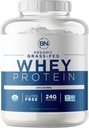 Organic Grass Fed Whey Protein Powder - USDA Organic - 24g hög protein - 5 lb / 72 portioner - Cold Processed - Non-GMO - rBGH-Free - Wisconsin USA