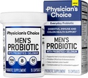 Läkarens valprobiotika för män - 70 miljarder CFU - 8 stammar - Selenium & Prebiotika - Stöder Digestive Health, Microbiome, Colon, & Immune Health - Avancerad Mäns Probiotiska - 15ct Sample Size