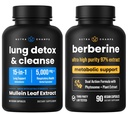 NutraChamps komplett andnings- och metaboliskt stöd: Lung Cleanse & Berberine Duo