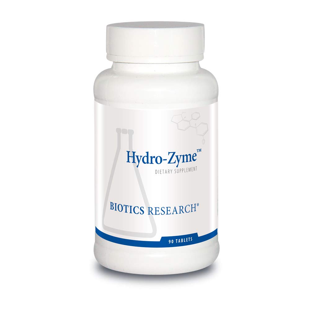Biotics Research Hydro-Zyme Digestive Support, Innehåller Betaine Hydrochloride, stöder hälsosam gastric pH 90 tabletter
