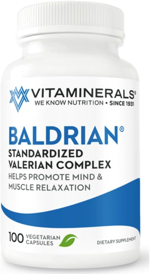 Vitamineraler 33 Baldrian® Original Natural Relaxing Support Standardized Valerian (100)