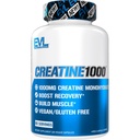Evlution Nutrition Creatine Monohydrate Capsules - Pre and Post Workout Recovery Creatine Pills Men & Women's Muscle Gains Strength and Recovery - Vegan & Gluten Free, 500mg Per Capsule (60 portioner)