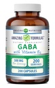 Fantastiska formler GABA med vitamin B6 Supplement | 500 Mg Per Servering | 200 kapslar | Non-GMO | Gluten Free | Tillverkad i USA