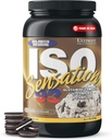 Ultimate Nutrition Whey Protein Isolate Powder med Glutamine Complex, ISO Sensation 93 - Whey Protein Powder med extra Colostrum för förbättrad återhämtning, immunitet & Gut Health - Cookies N Cream, 2lbs