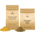 PURE ORIGINAL INGREDIENTS Bee Pollen Powder och Bee Propolis Powder Bundle, 1 lb Var och en, inga fillers, Lab Verified