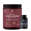 Ancient Nutrition Zink Capsules, 30 greve + Multi Collagen Protein Powder, Unflavored, 40 portioner
