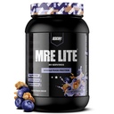 REDCON1 MRE Lite Whole Food Protein Powder, Blueberry Cobbler - Low Carb & Whey Free Meal Replacement med Animal Protein Blends - Lätt att Digest Supplement Made med MCT Oils (30 portioner)