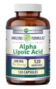 Fantastiska formler Alpha Lipoic Acid | 200 Mg Amino Acid Supplement | Capsules | Non-GMO | Gluten-Free | Made in USA (1 Pack | 120 Count)
