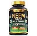 Neem Leaf Supplement - 8in1 Formel - Kombinera med gurkmeja, Ceylon Cinnamon, Ginger, Tulsi, Ginkgo Biloba, Amla och Black Pepper - Immune Health Support - 150 Vegan Capsules