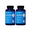 VitaMedica Bromelain & Quercetin Supplement - 500mg Bromelain 250mg Quercetin - 2400 GDU för immunitet, gemensamt stöd, inflammation och muskelåterhämtning - 60 Vegan Capsules - 30 portioner (2 Pack)