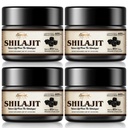 Shilajit Pure Himalayan Organic Shilajit Resin - 600mg Maximum Potency Natural Organic Shilajit Resin med 85 + Trace Minerals & Fulvic Acid för energi, Immune Support, 30 Grams (4 Pack)