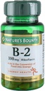 Naturens Bounty Vitamin B2 som Riboflavin Supplement, Aids Metabolism, 100mg, 100 greve, Pack av 4