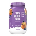 Maxler 100% Golden Whey Protein - 24g Protein per servering - Premium Whey Protein Powder för Pre Post Workout - Fast-Absorbing Whey Concentrate, Isolate & Hydrolysate Blend - Blueberry Muffin 2 lb
