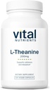 Vital Nutrients L-Theanine 200mg | Vegan Supplement | L Theanine Supplement stöder normala stressnivåer och kognitiv funktion * | Gluten, Dairy och Soy Free | 120 kapslar