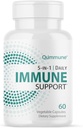 5-i-1 Immun Avancerat stöd med Quercetin Phytosome, Zink, Vitamin C, D3, K2 - Immunitet och allergi komplettera med aktiverad Quercetin - 60 Veg Caps