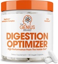 Genius Brand Genius Digestion Optimizer - Digestive Supplement för Gut Health & Immune Support - Inga Proprietära Blends - Vegan, Non-GMO & Gluten-Free - 135 Veggie Capsules