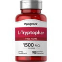 Piping Rock L-Tryptophan 1500 mg | 90 kapslar | Gratis Form | Non-GMO, Gluten Free Supplement