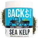 Organisk Kelp-pulver för hundar, Torkad Sea Kelp Supplement för sköldkörtelfunktion, Dental Health, Immune Support, Digestion, Skin & Coat - Iodine Rich - Multivitamin för katter och hundar 16oz - Tillverkad i USA