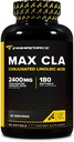 Primaforce CLA 2400 mg per servering (180 softgels) - Max CLA - för män och kvinnor, icke-stimulerande, GMO Free & Gluten Free