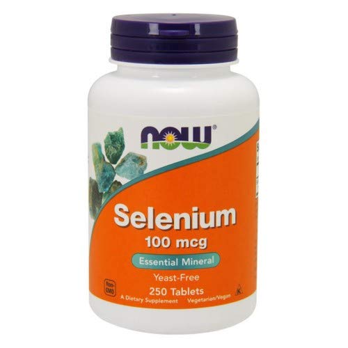 Nu livsmedel nu livsmedel, Selenium, (2 Pack) Yeast Free, 100 mcg, 250 tabletter
