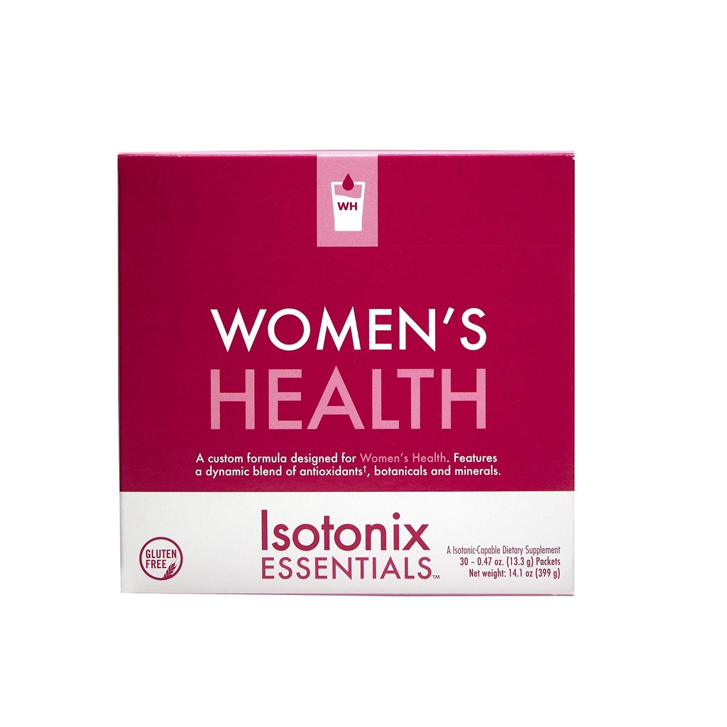 Isotonix Essentials Women's Health - Multivitamin med Collagen, C-vitamin, probiotika, hår, hud och naglar stöd, ökar immun hälsa och vitalitet, 30 Packets