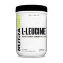 NutraBio 100% ren L-Leucine - Muscle Recovery and Support - Naturligt Fermented Free Form Amino Acid - Vegan, icke-GMO, Gluten Free - (500 Grams)