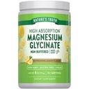 Naturens Sanning Magnesium Glycinate Powder | 6 oz | Lemon Flavor | Hög Absorption | Vegan, icke-GMO, Gluten fri tillägg