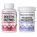 Läkares CHOICE Prebiotic-Probiotic + Digestive Multi-enzymes 60CT - Digestive Health Bundle