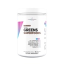 Livingood Daily Greens & Superfood Powder, Super Greens for Gut Health, Green Juice Powder med Spirulina, Chlorella och Digestive Enzymes, Probiotika för Digestive Support, Chocolate, 30 Servings