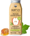 Matys Adult Mucus Cough Syrup för vuxna och barn 12 år och upp, lugnande lättnad Ivy med organiska ingredienser & Zink, 6 Fl Oz