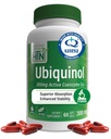 Health Thru Nutrition Ubiquinol 300mg 60 Softgels som Kaneka QH Reduced CoQ-10 | Stabiliserad - 3rd Party Tested | Förbättrad biotillgänglighet | Cardiovascular & Mitochondria Function Support | Non-GMO
