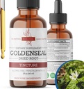 Goldenseal Tincture | Premium Alcohol-Free Herbal Extract från Goldenseal Root | Liquid Botanical Supplement | Traditionell Herbal Formel | Made in USA - 2 uns (60 ml)
