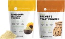 Kate Naturals Sunflower Lecithin Powder (4oz) & Brewer Yeast (12oz) Bundle