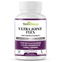 Glukosamin Chondroitin MSM Joint Supplement med gurkmeja & Boswellia - Gemensamt stöd för män och kvinnor - främjar rörlighet - Flexibilitet och komfort - Gemensam hälsa - Gjord i USA - 90 kapslar