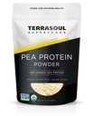 Terrasoul Superfoods Organic Pea Protein (Unflavored, Smooth Texture), 1,5 pund