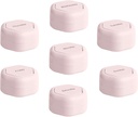 Cadence Travel Containers - Pill Case Set - Magnetic Travel Capsules, Daily Medicine Organizer för piller, kosttillskott och vitaminer - 7 Flex Smalls (0.56oz) för Weekly Pill Organizer - Petal