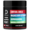 9in1 Cortisol Shield - Magnesium Glycinate & Ashwagandha med Rhodiola, Phosphatidylserine, Passion Flower, L-Theanine, Apigenin, Licorice, Magnolia - Rest Well & Mood Balance - 60 Count