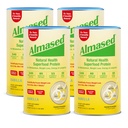 Almased Vanilla Meal Replacement Shake - Low-Glycemic High Plant Base Protein Powder- Nutritional Weight Health Support Supplement - Vanilla Flavor - 17.6 oz (1.1 Pound (4 Pack)