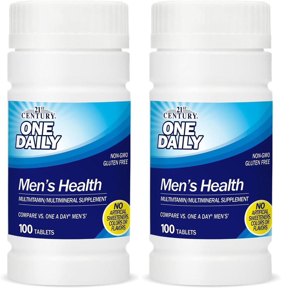 21st Century One Daily Mäns hälsa tabletter, 100 greve (Pack of 2)