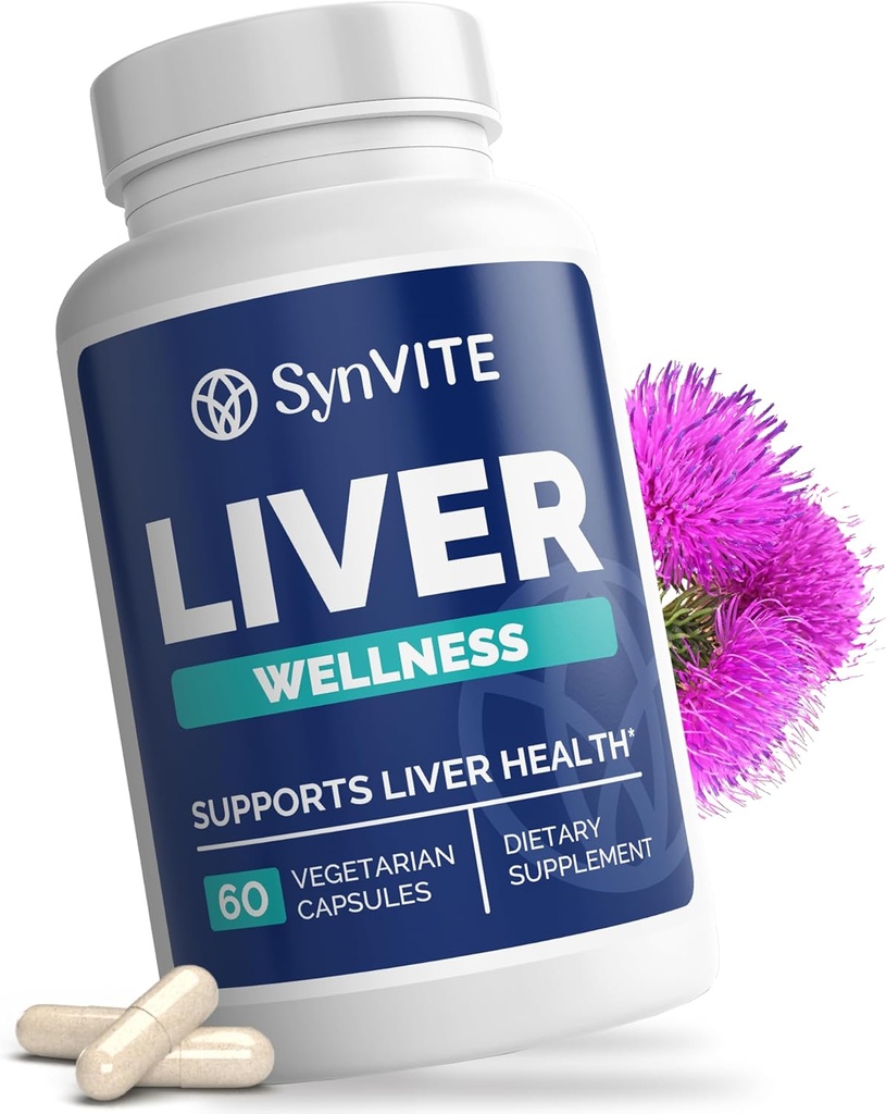 Liver Wellness - Liver Cleanse Detox & Repair for Liver Health med Artichoke Extract, Milk Thistle, Dandelion Root, Beet Root, Turmeric & More - Vegetarian, Non-GMO, Gluten-Free, Made in USA